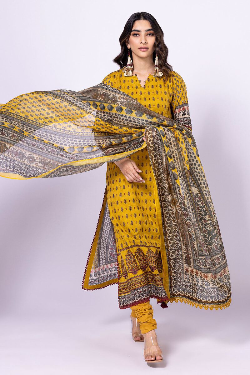 Embroidered | Diamond Dobby | Fabrics 3 Piece | null
