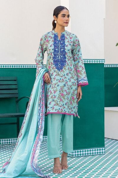 Lawn | 
Embroidered | Fabrics 3 Piece | AED 160.00