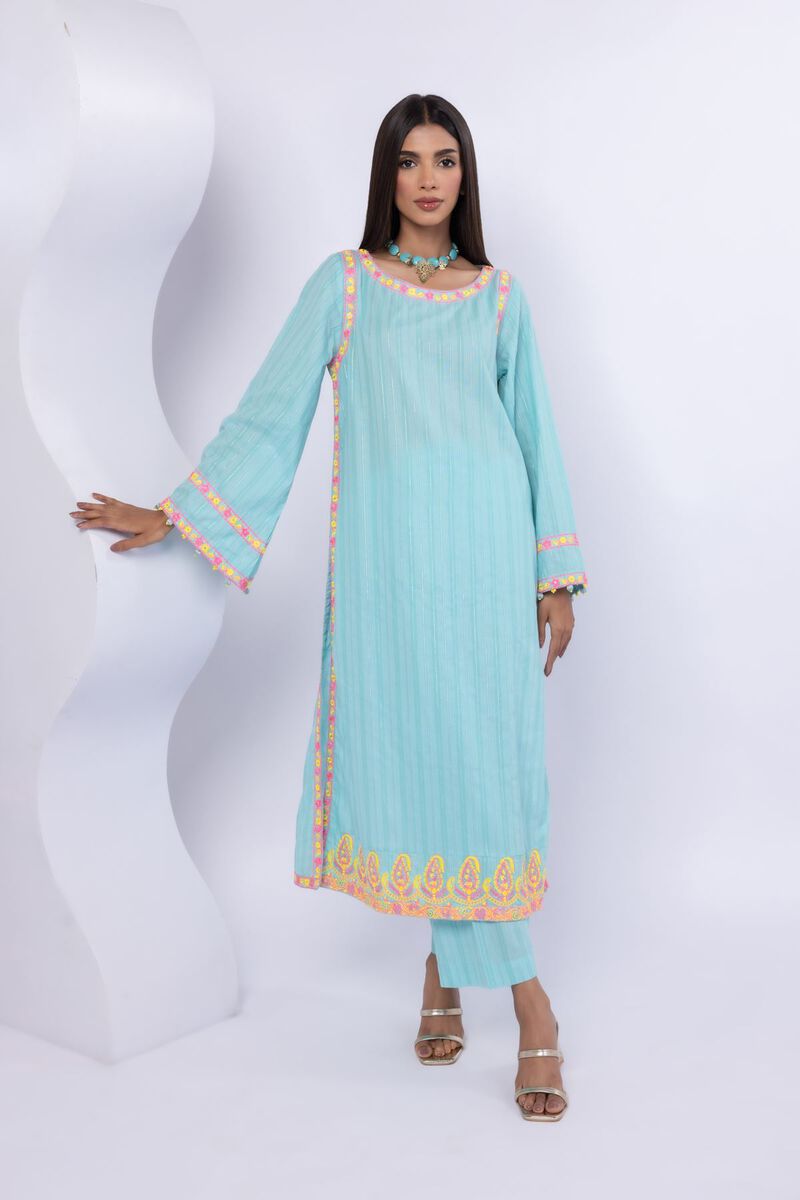 Dyed | Lurex Stripes | Pants | AED 72.00