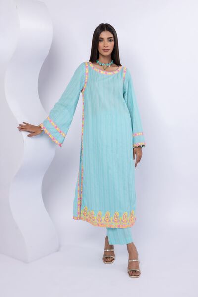 Dyed | Lurex Stripes | Pants | AED 72.00