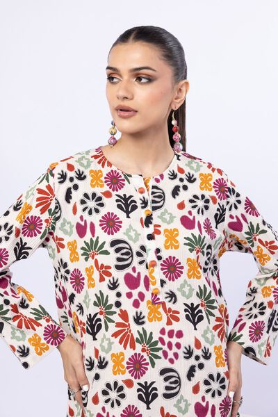 Printed | Ripple Crinkle | Kurta | AED 100.00