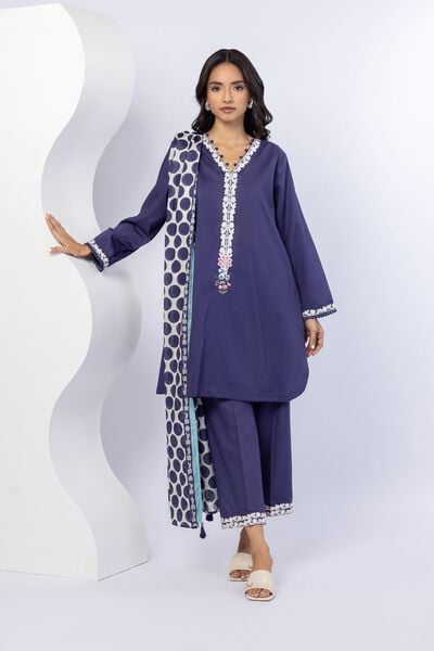 Embroidered | Cambric | Kurta | AED 100.00