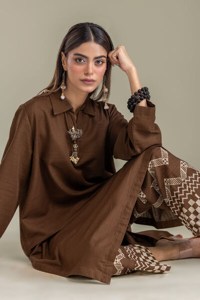 Printed | Light Khaddar | Light Khaddar Kurta | AED 150.00