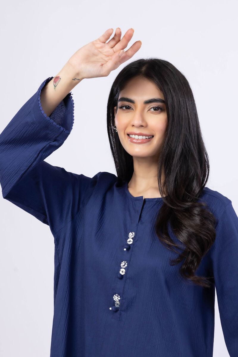 Embroidered | Ripple Crinkle | 2 Piece Co-ord Set | null