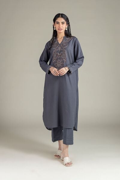 Dyed | Khaddar | Pants | AED 60.00