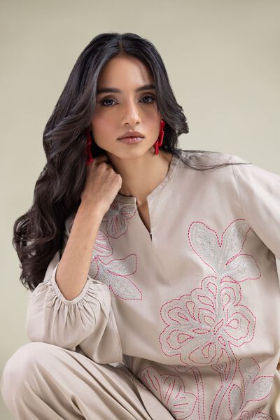 Embroidered | Viscose | Blouse | AED 65.00