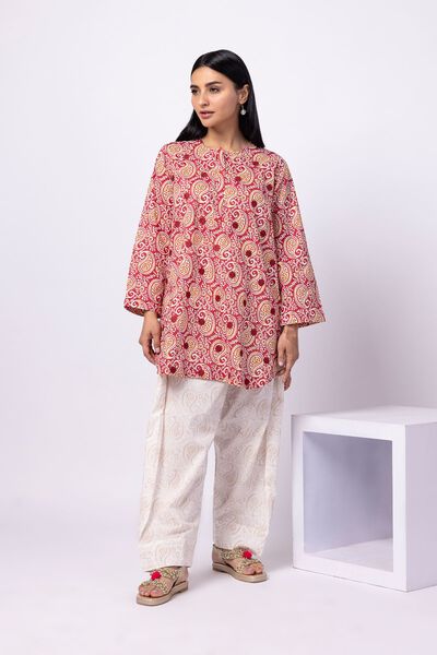 Embroidered | Cambric | Kurta | AED 100.00