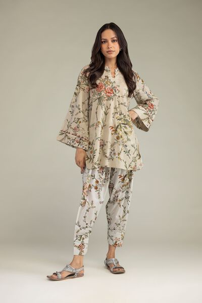 Printed | Cambric | Floral Cambric Shalwar | AED 130.00