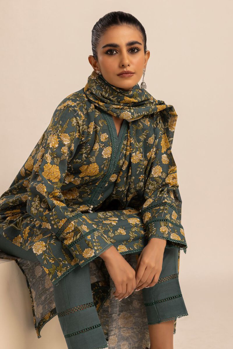 Printed | Khaddar | Fabrics 3 Piece | null