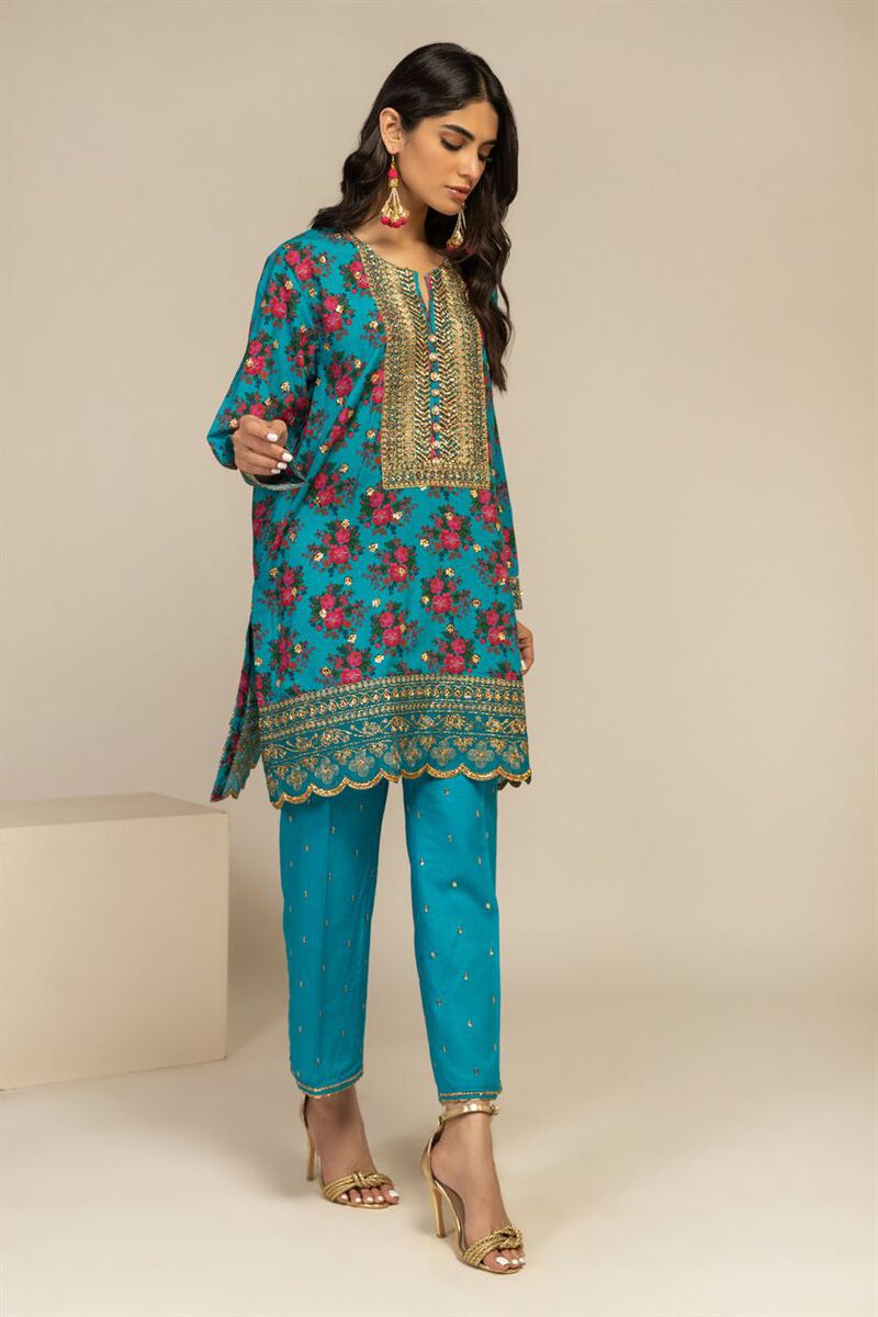 Buy Kurta | Embroidered | 95.00 AED | 1001793600 | Khaadi United Arab ...