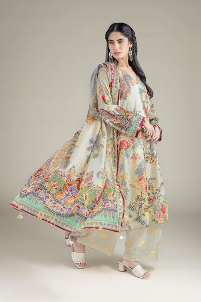 Printed | Jacquard | Tailored 3 Piece | AED 280.00