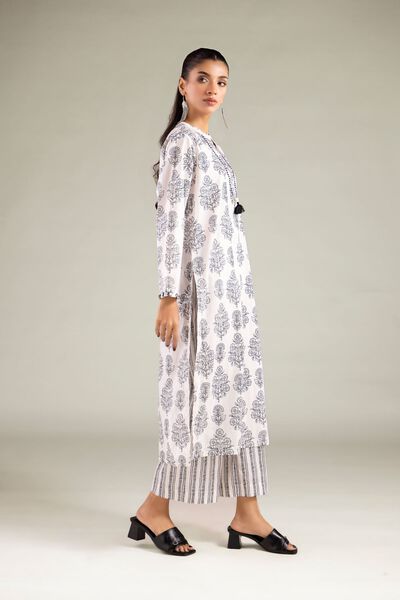 Printed | Cambric | Vertical Striped Pants | AED 24.00