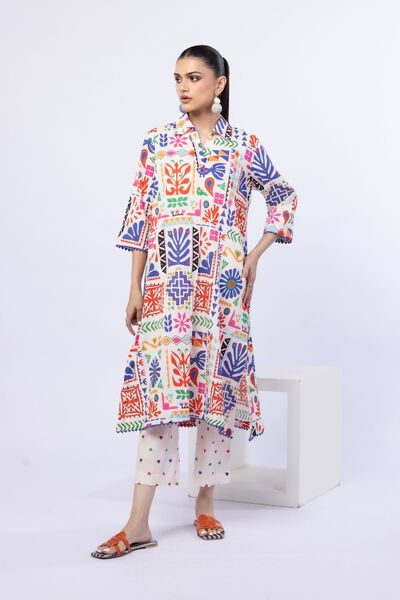Printed | Ripple Crinkle | Pants | AED 72.00