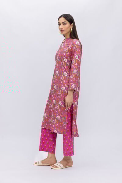 Printed | Crosshatch Poplin | Pants | AED 60.00