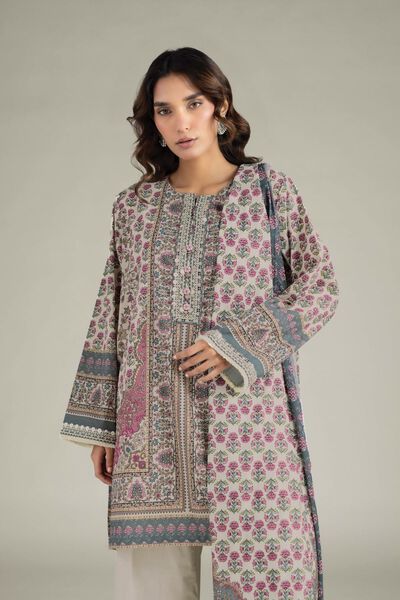 Printed | Messuri | Tailored 3 Piece | AED 150.00