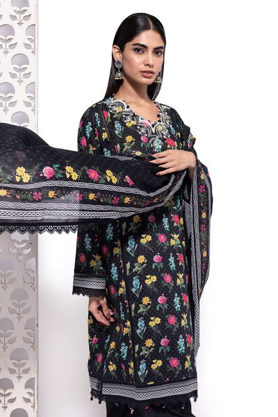 Lawn | Embroidered | Fabrics 3 Piece | AED 120.00