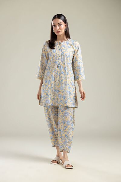 Printed | Cotton Viscose | Floral Cotton Pants | AED 100.00