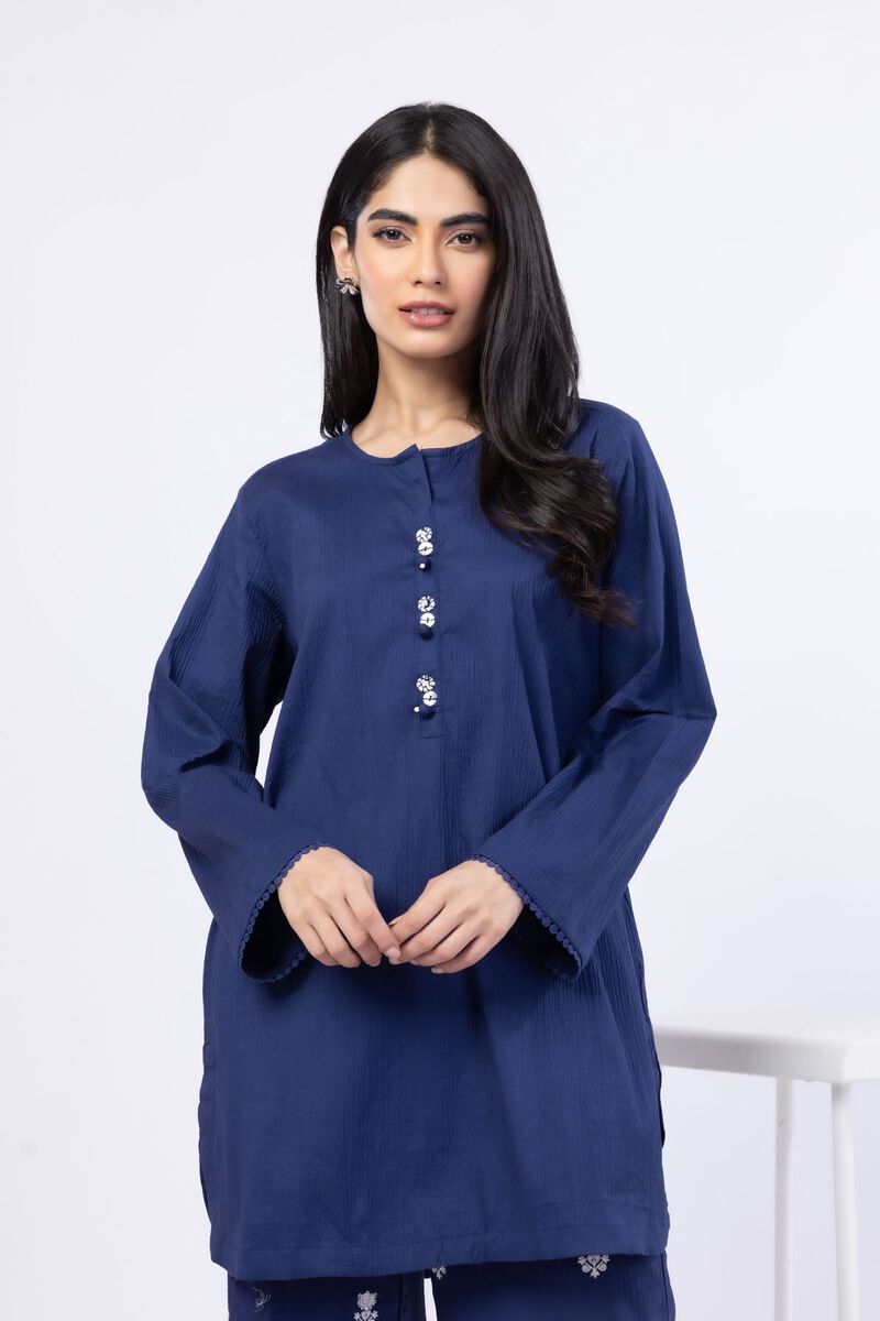 Embroidered | Ripple Crinkle | 2 Piece Co-ord Set | null