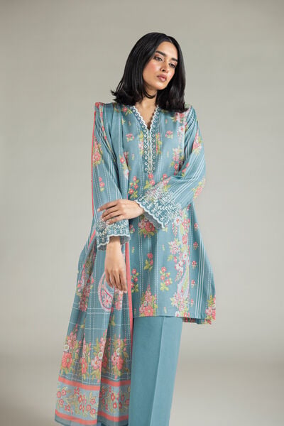 Embroidered | Textured Lawn | 3-Piece Tailored Lawn | AED 150.00
