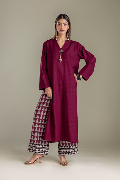 Printed | Light Khaddar | Printed Khaddar Pants | AED 130.00