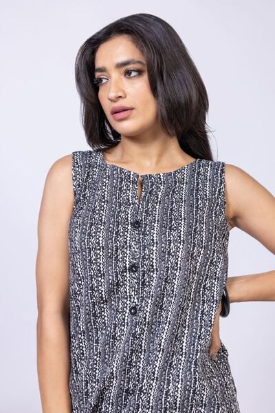 Printed | Textured Stretch | Kurta | AED 36.00