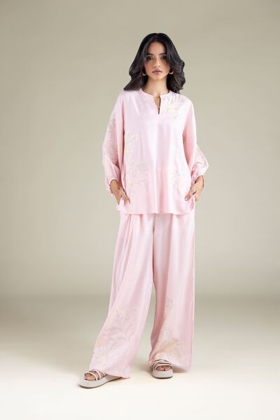 Embroidered | Viscose | Trousers | AED 40.00