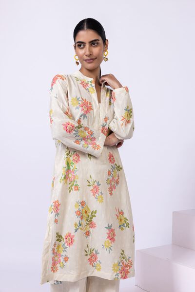 Printed | Ripple Crinkle | Kurta | AED 60.00