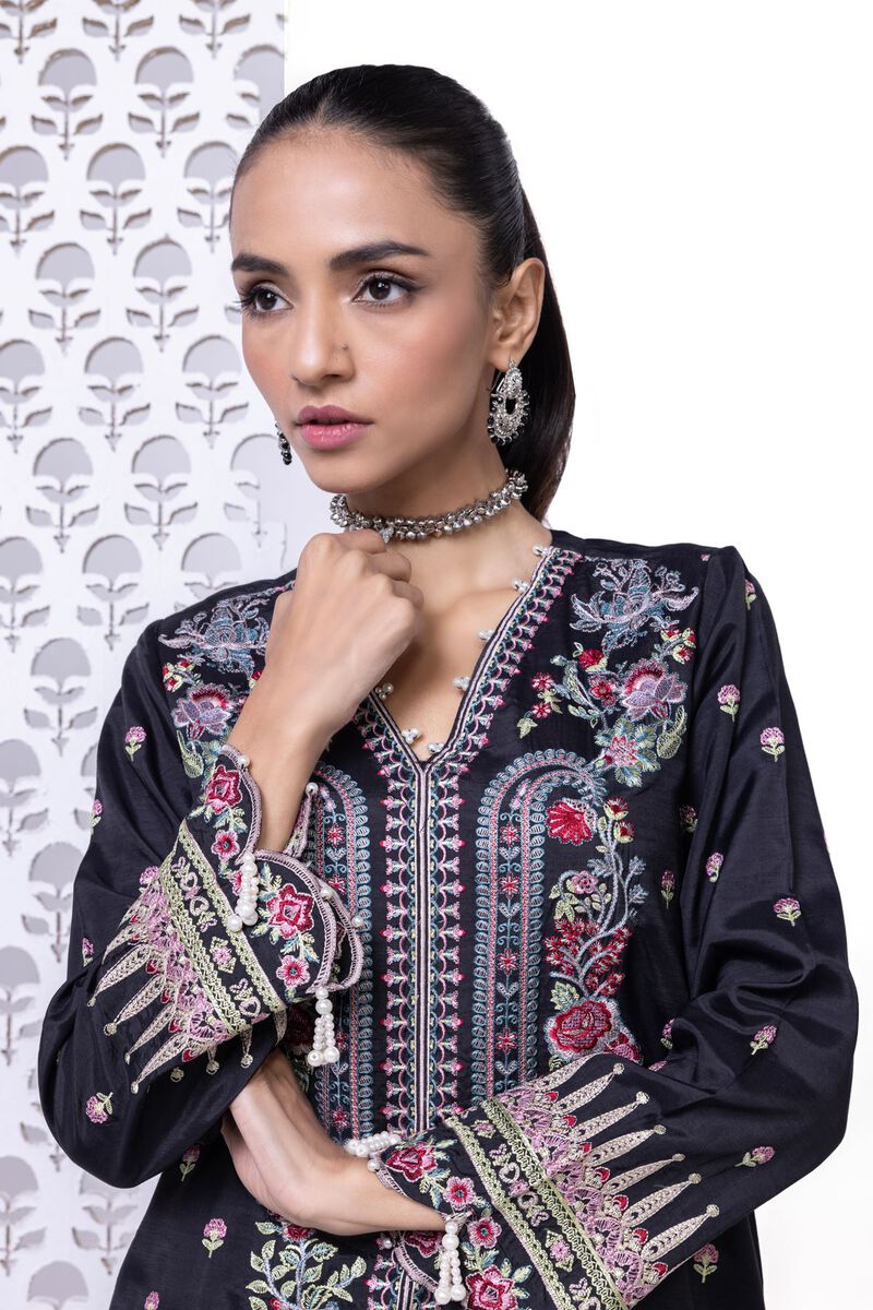 Embroidered | Raw Silk | Kurta | null