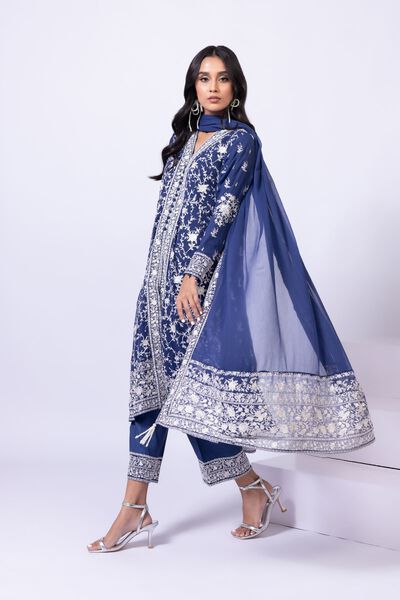 Embroidered | Polyester Crinkle Chiffon | Dupatta | AED 180.00