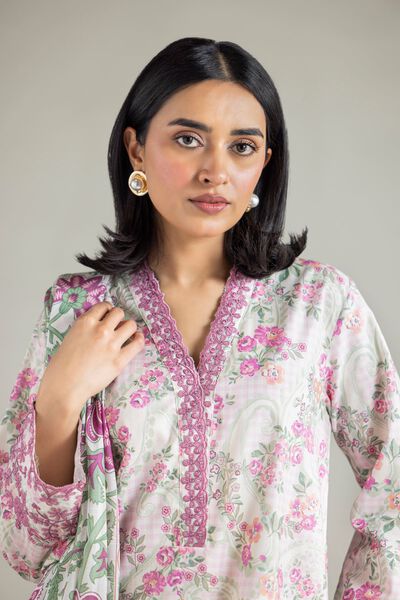 Embroidered | Textured Lawn | Fabrics 3 Piece | AED 90.00