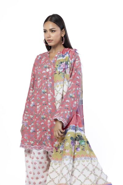 Embroidered | Blended Khaddar | Tailored 3 Piece | AED 120.00