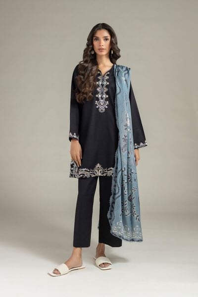 Dyed | Khaddar | Pants | AED 60.00