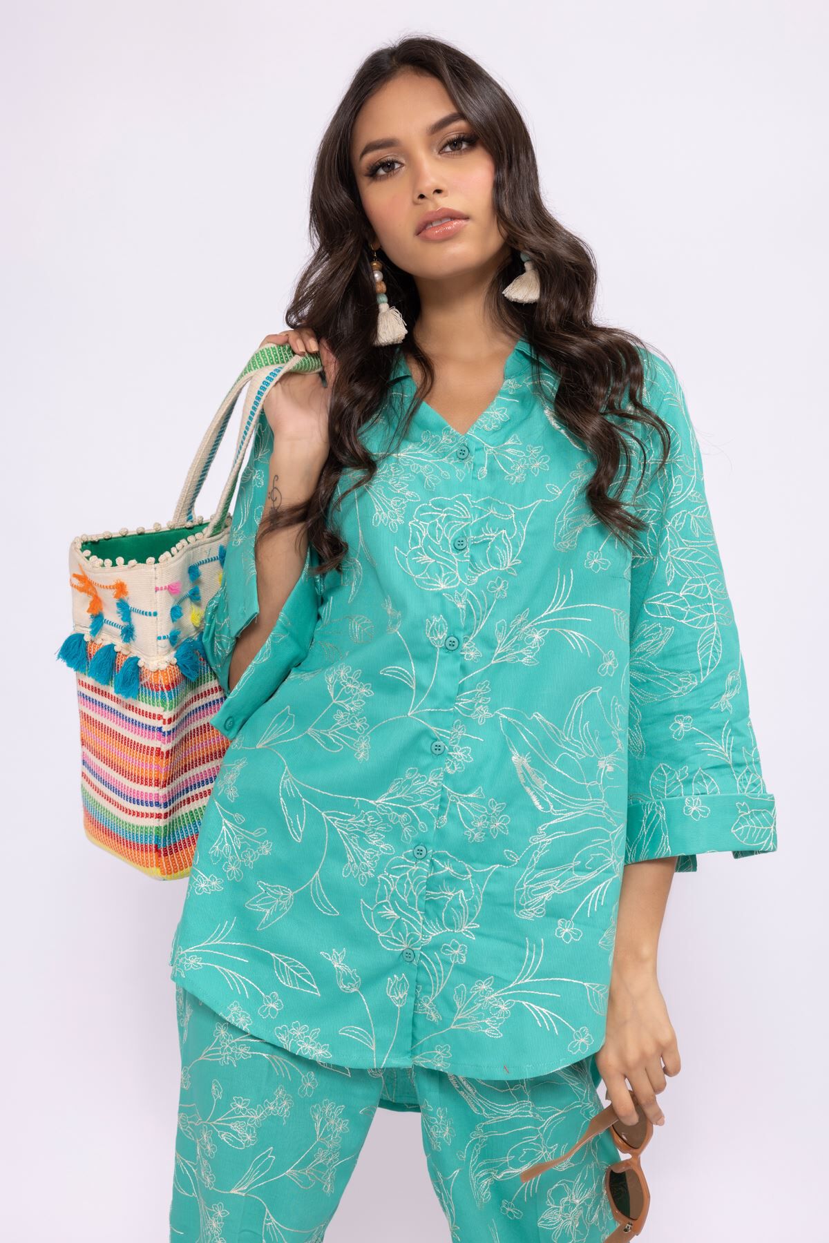 Buy Shirt Embroidered 34.50 AED 1001762511 Khaadi United