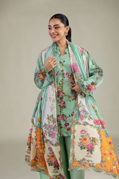 Printed | Lawn | Lawn Floral Dupatta | AED 130.00