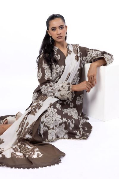 Embroidered | Cotton | Tailored 3 Piece | AED 180.00