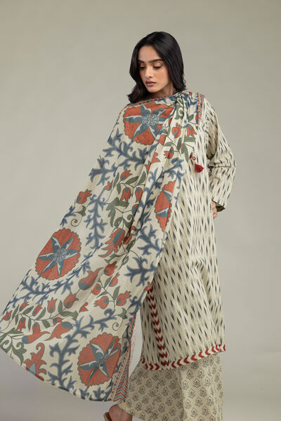 Printed | Lawn | Floral Lawn Dupatta | AED 130.00