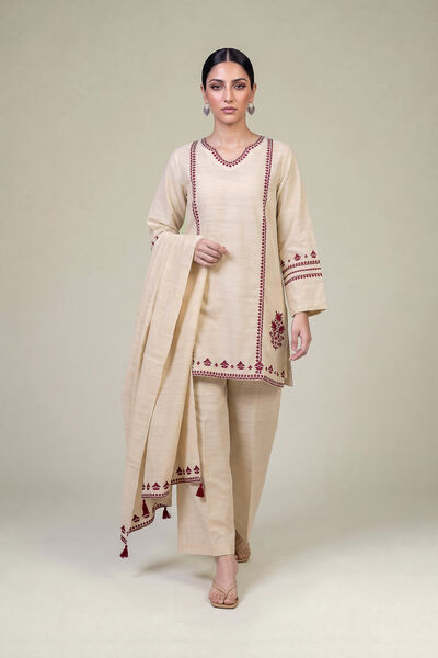 Embroidered | Light Khaddar | Light Khaddar Kurta | AED 200.00