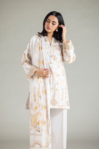 Embroidered | Textured Lawn | Fabrics 3 Piece | AED 90.00