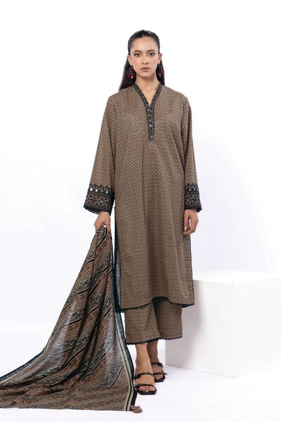 Embroidered | Light Khaddar | Tailored 3 Piece | AED 180.00