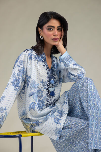 Embroidered | Cambric | Short Cambric Kurta | AED 150.00