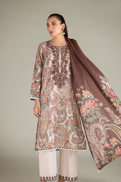Embroidered | Mesuri | Mesuri 3-Piece Tailored | AED 280.00