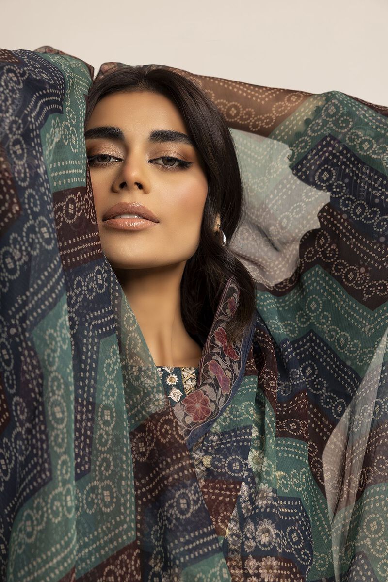 Embroidered | Cambric | Fabrics 3 Piece | null