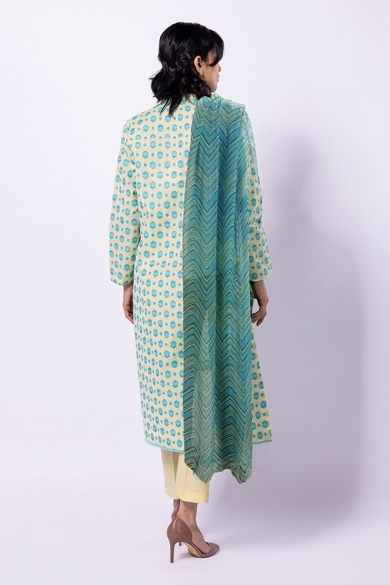 Dyed | Cotton Brosha Jacquard | Fabrics 3 Piece | null