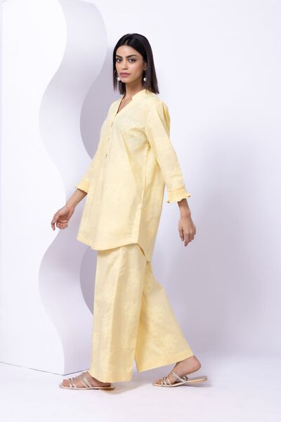 Printed | Crosshatch Poplin | Pants | AED 72.00