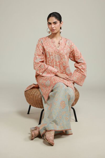 Printed | Lawn | Tailored 2 Piece | Top and Bottom | AED 180.00