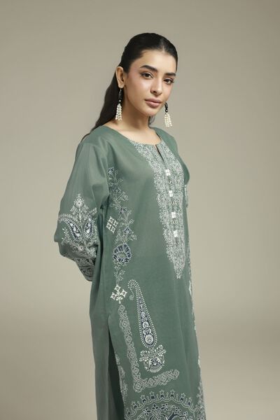 Printed | Cambric | Tailored 2-Piece Set | AED 180.00