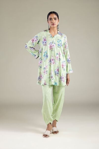 Embroidered | Viscose | Spring Tapered Shalwar | AED 100.00