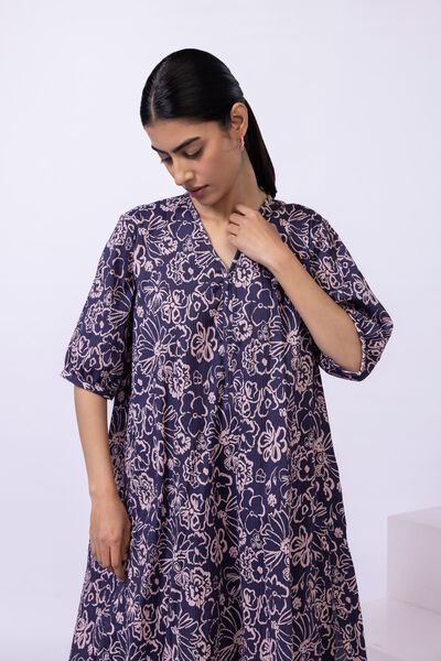 Printed | Ripple Crinkle | Kurta | AED 60.00