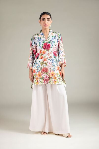 Printed | Polyester Silk | Pants | AED 80.00
