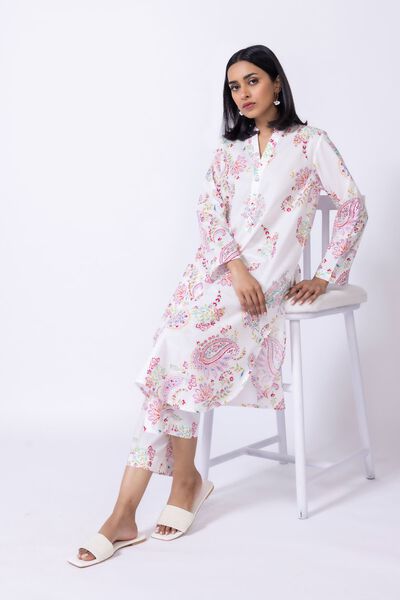 Printed | Cambric | Kurta | AED 80.00